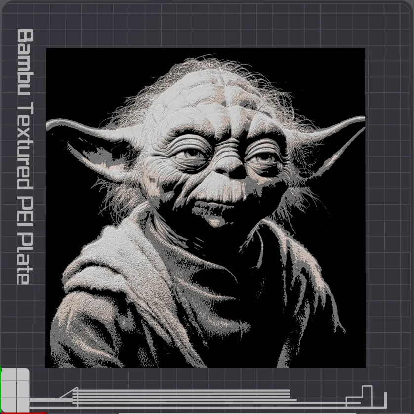 Yoda Hueforge by Bottega.co.nz, Download free STL model