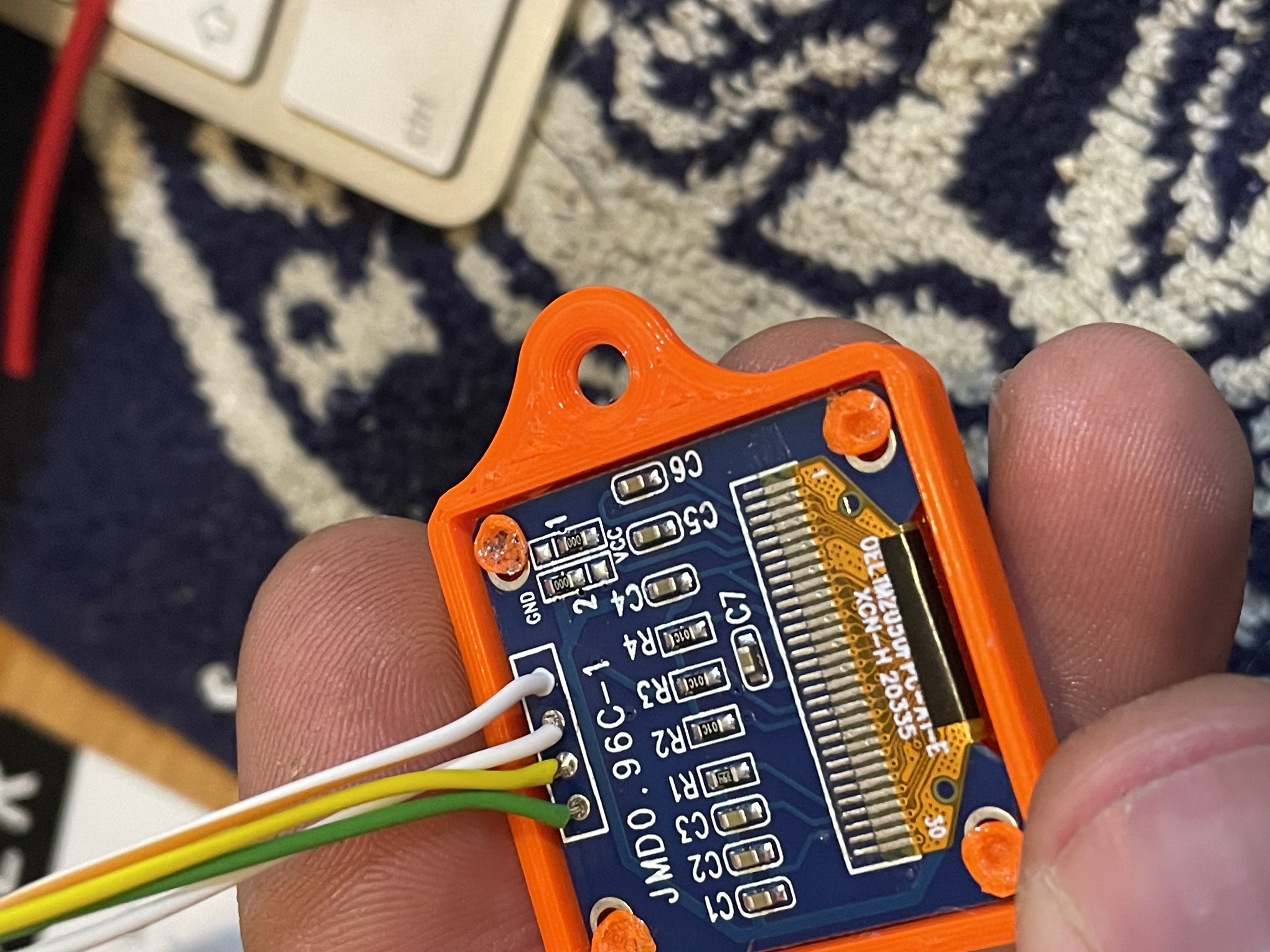 Miniatura 2 do modelo 3D SSD1306 Oled Display panel case