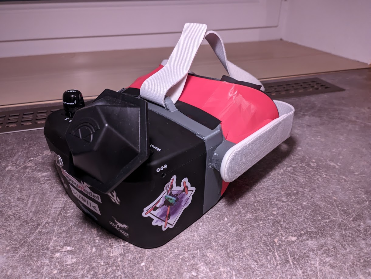 Eachine EV800D to Quest 2 facial interface adapter