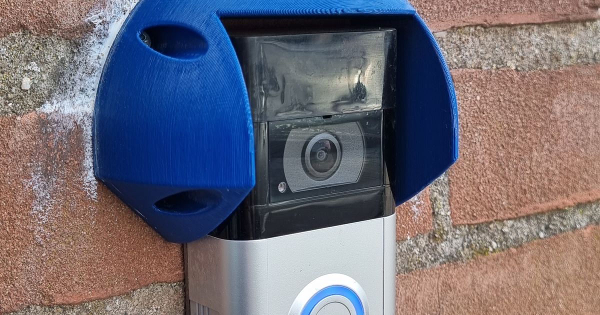 Ring Doorbell 4 Cover by MP_PL Download free STL model