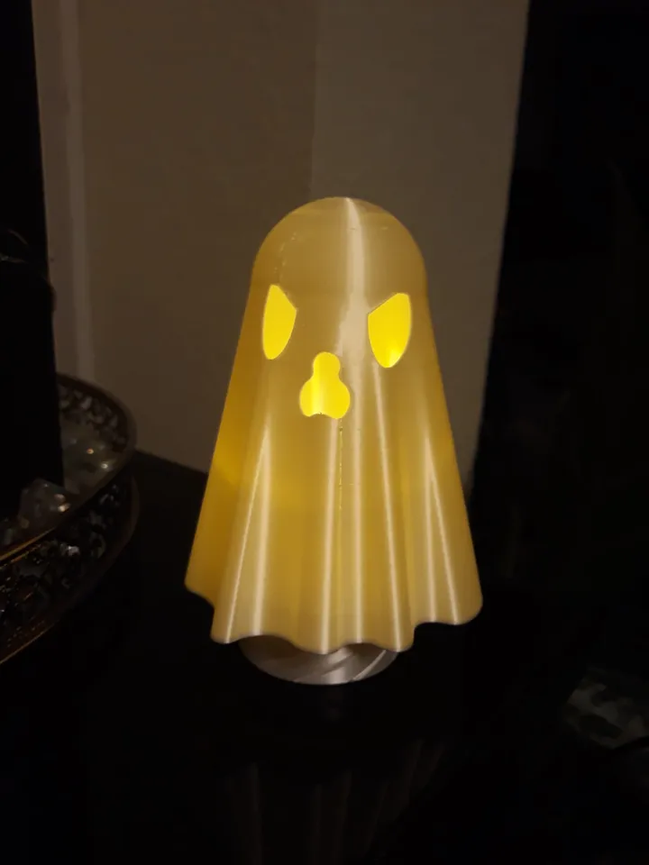Helloween Ghost for Teelight by plex41, Download free STL model