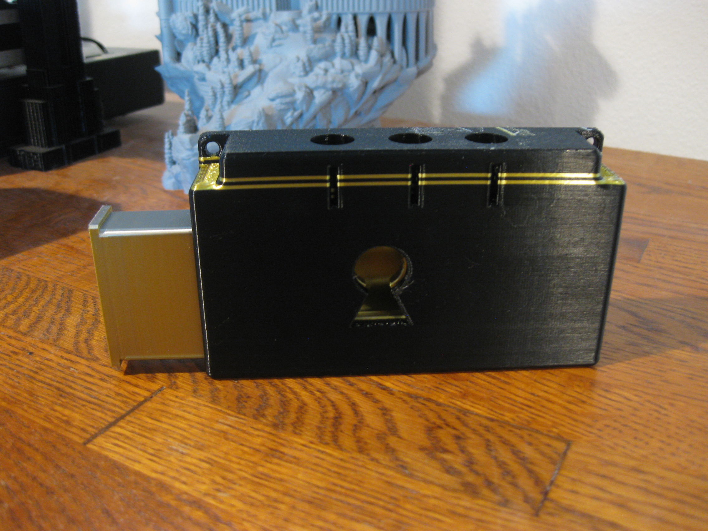 Bolt Lock and Key Print in Place by wimillie Download free STL model