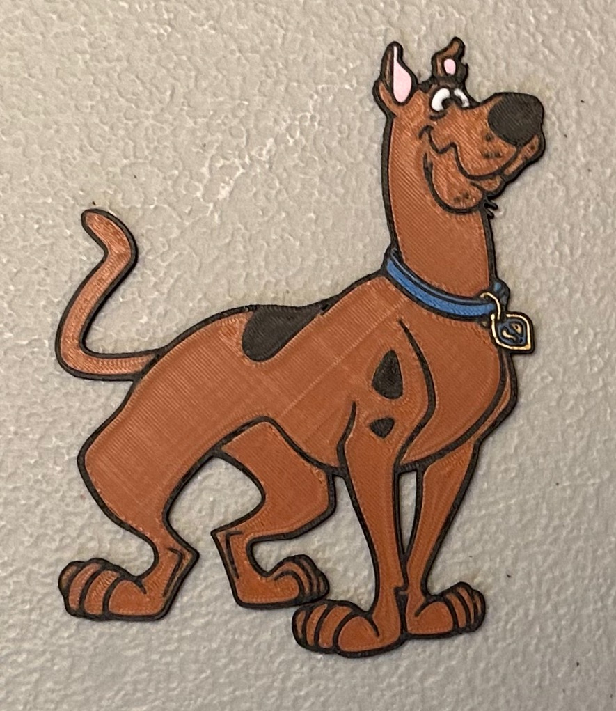 Multicolor Scooby-Doo Magnet