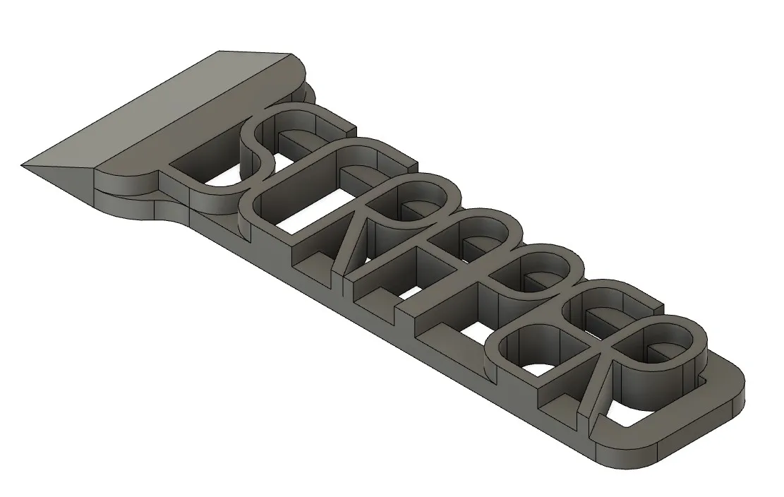 Scraper by Bas | Download free STL model | Printables.com