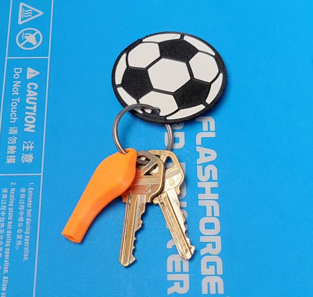 STL file Football Keychain 🏈・3D printer model to download・Cults