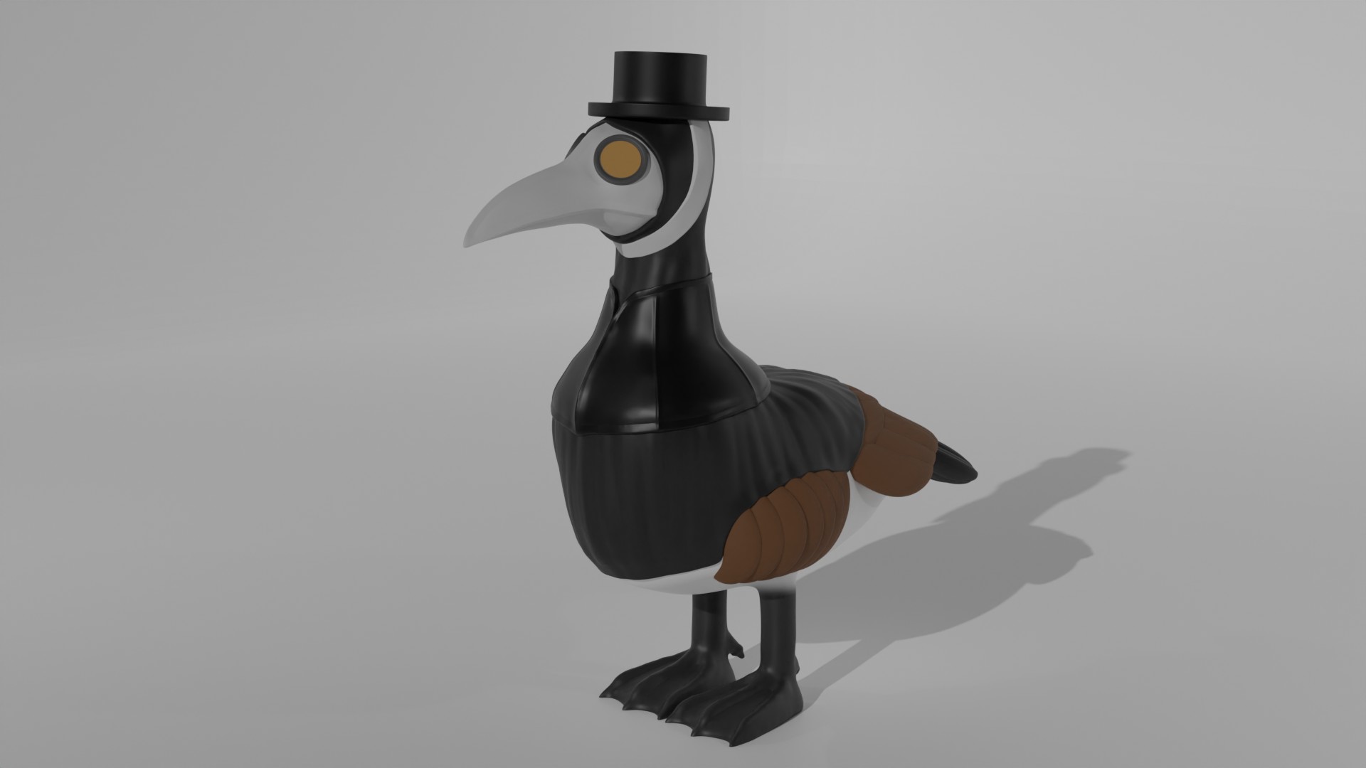 Canadian Plague Doctor Goose by Scenestruck Art Download free STL