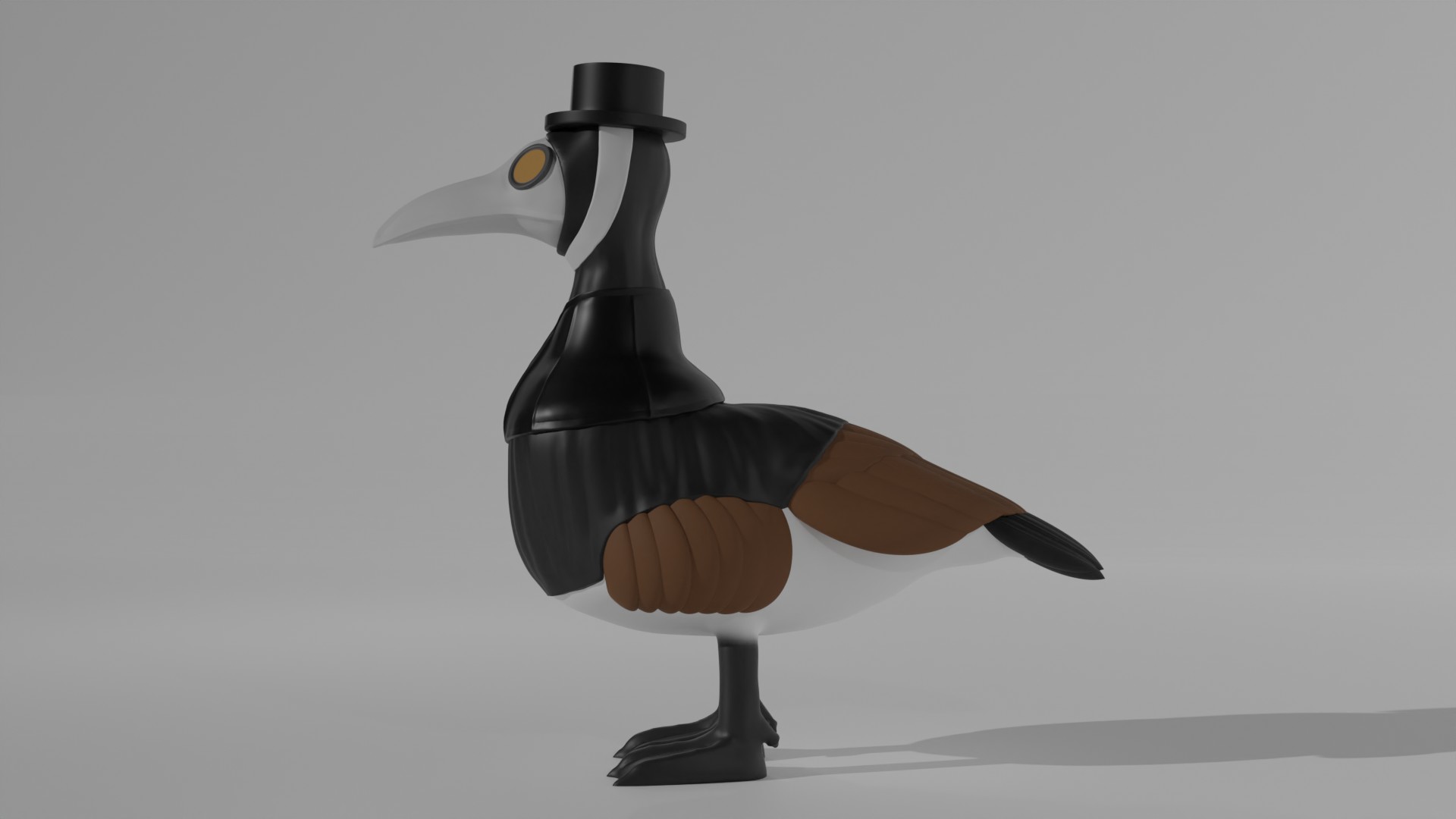 Canadian Plague Doctor Goose by Scenestruck Art Download free STL