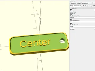 Parametric Key Tag by Nicolau Lod | Download free STL model ...