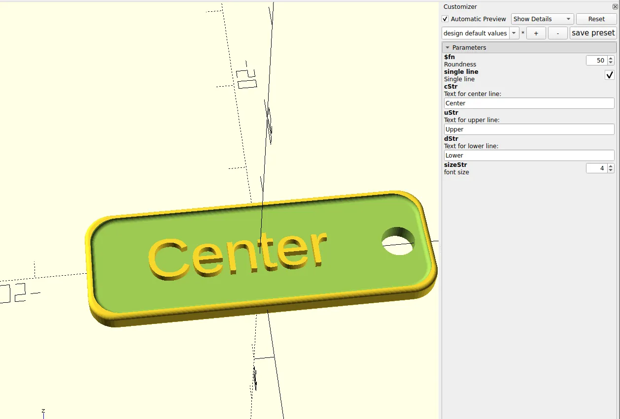 Parametric Key Tag by Nicolau Lod | Download free STL model ...