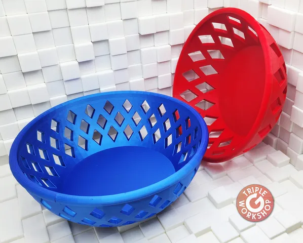 Wide Diamond Lattice Bowls - No Supports