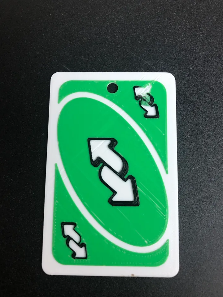 UNO reverse card + keychain