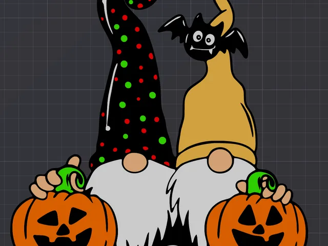 2D halloween Gnomes