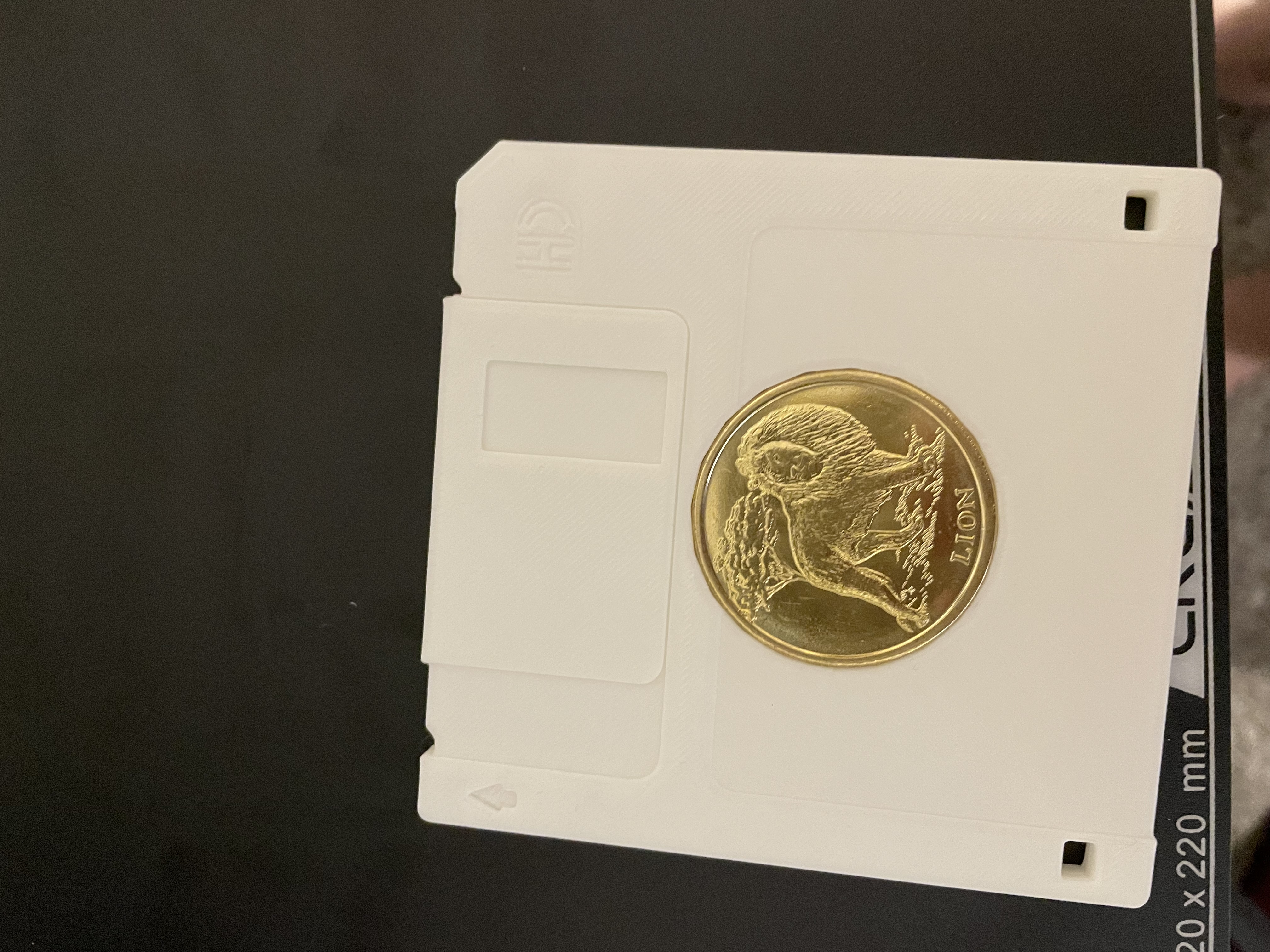 Floppy Disk Memory Coin Holder