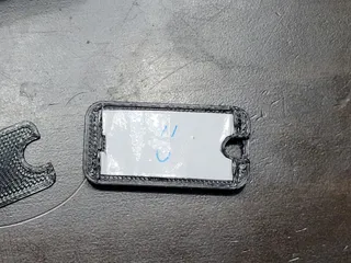 Flat Whistle with Paper Label