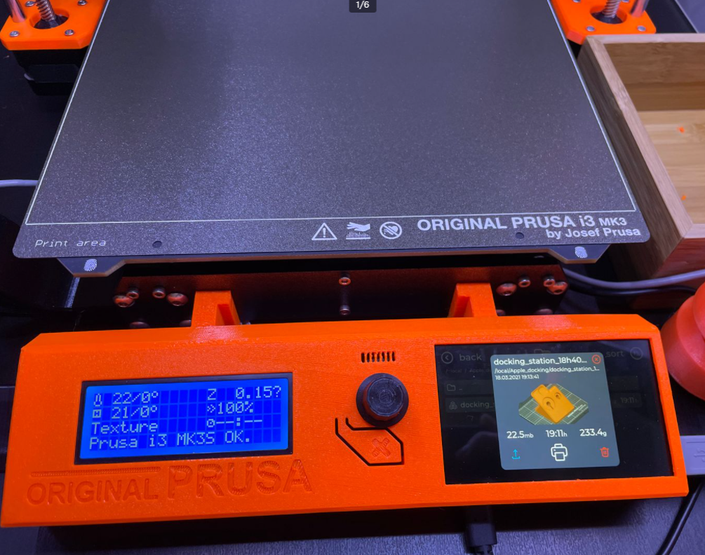 LCD Cover Display Hyperpixel 4'' - MK3S+ printer display 79.8 X 30.5