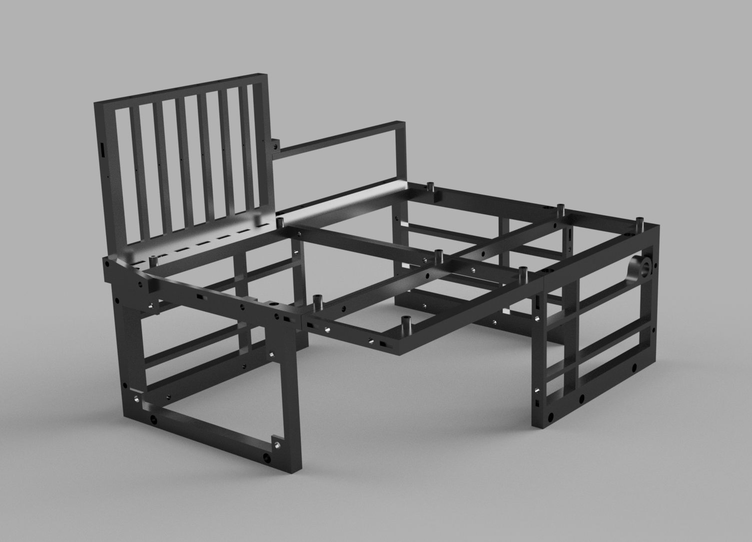 ATX test bench 3D model
