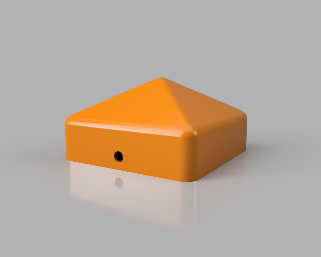 Kappe für Zaunpfosten aus Holz, 70 und 90 mm