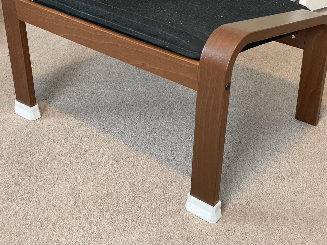 Riser for IKEA POÄNG Footstool