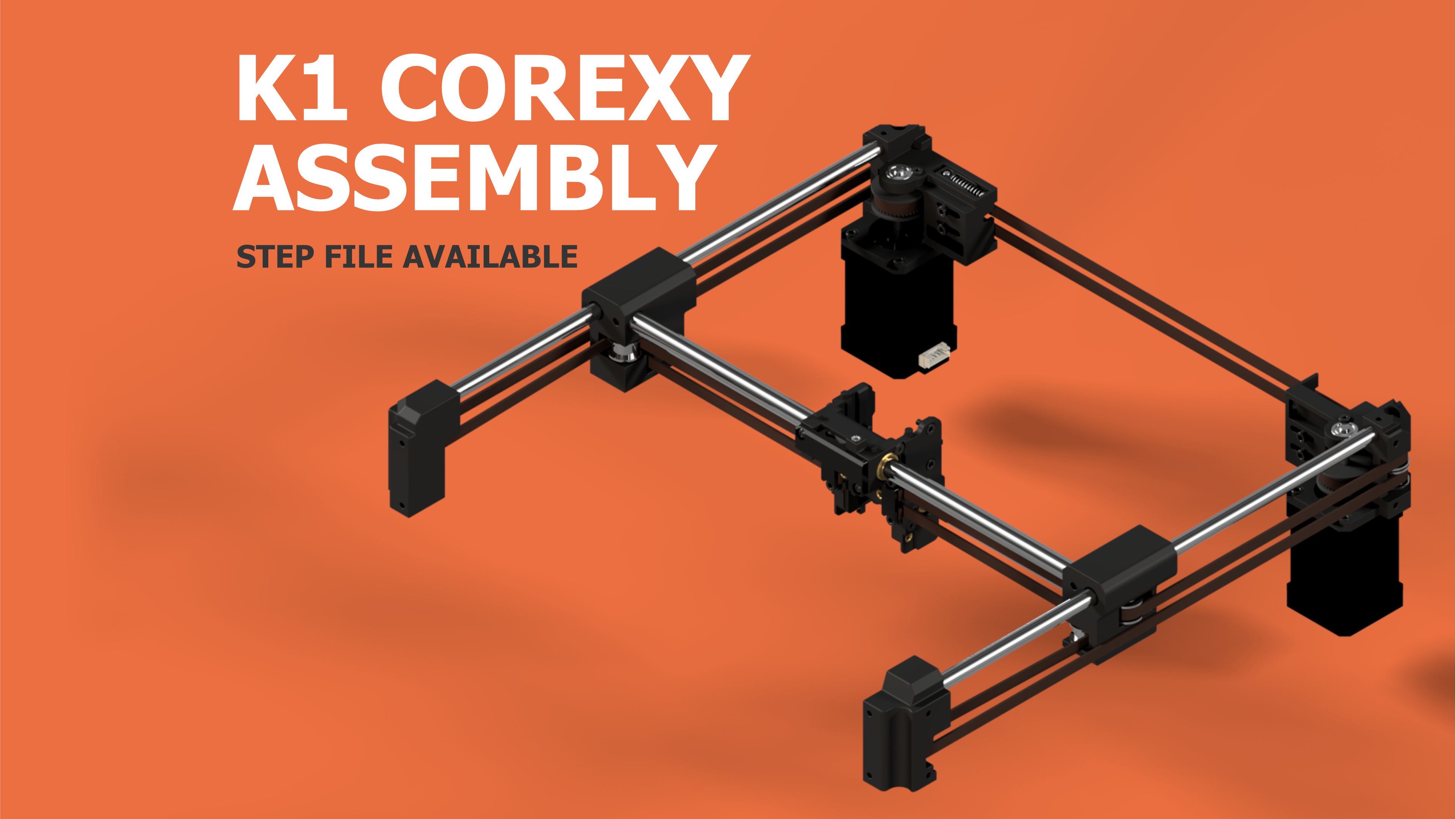 Creality K1 CoreXY Motion Assembly CAD