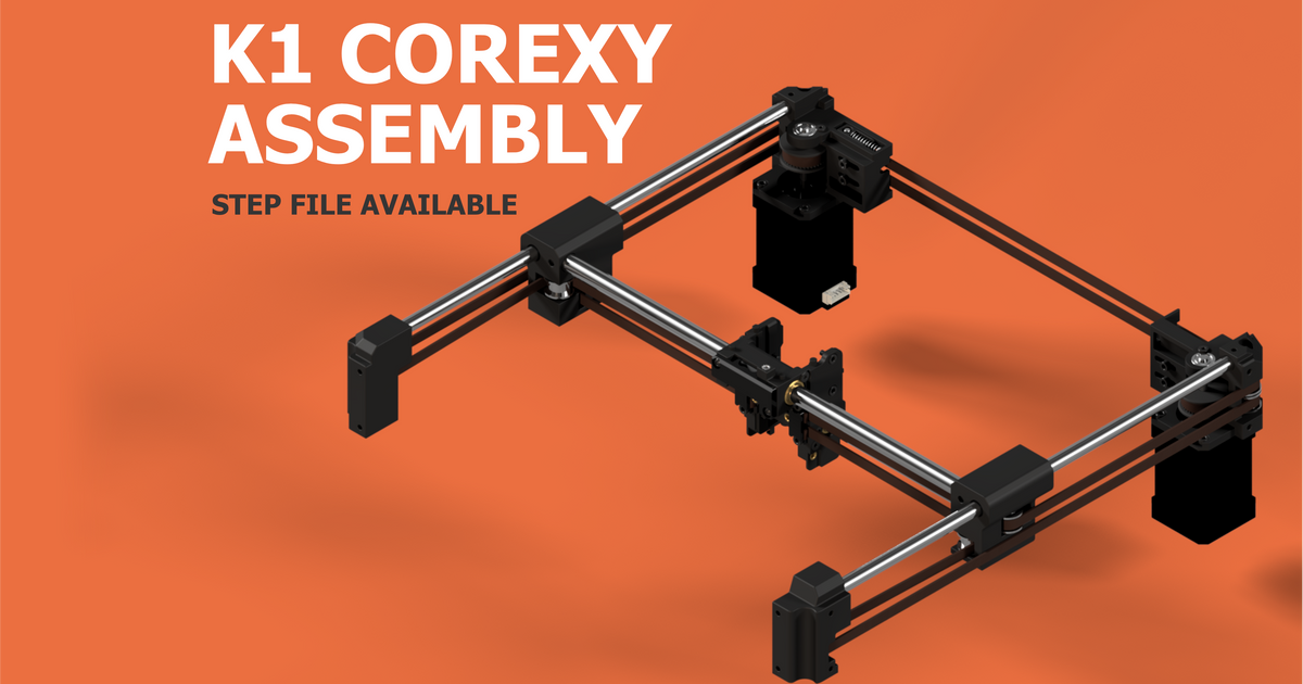 Creality K1 CoreXY Motion Assembly CAD by Henlor Download free STL