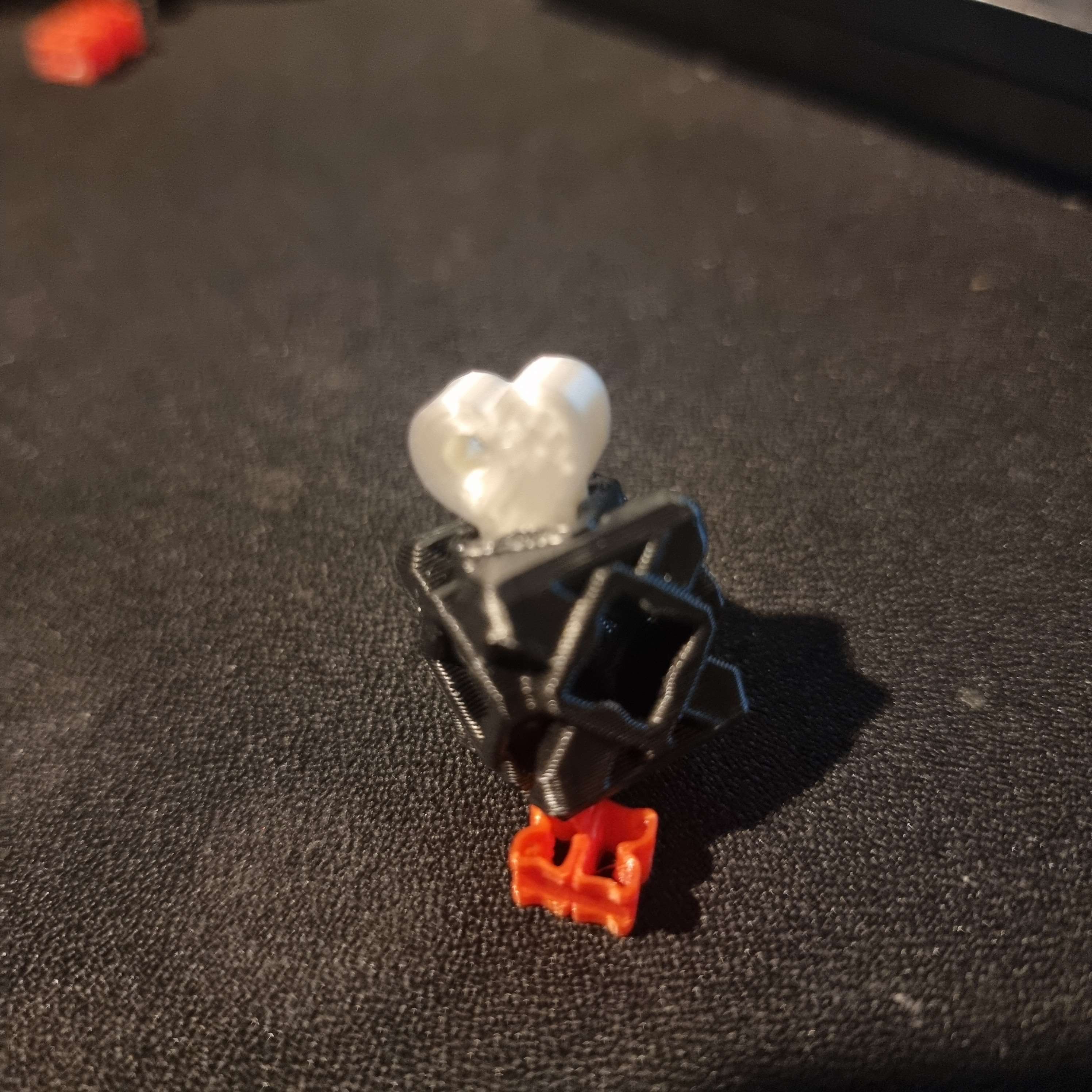 Printablok: Heart Keyring Connector