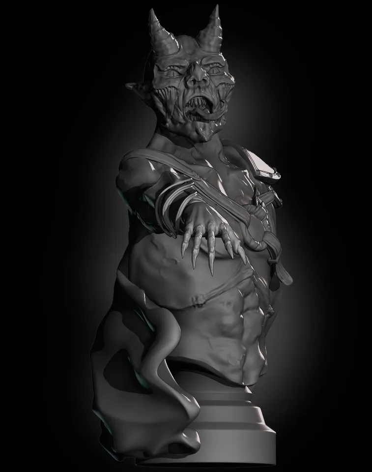 Demon Leader by Lu Lupulus | Download free STL model | Printables.com