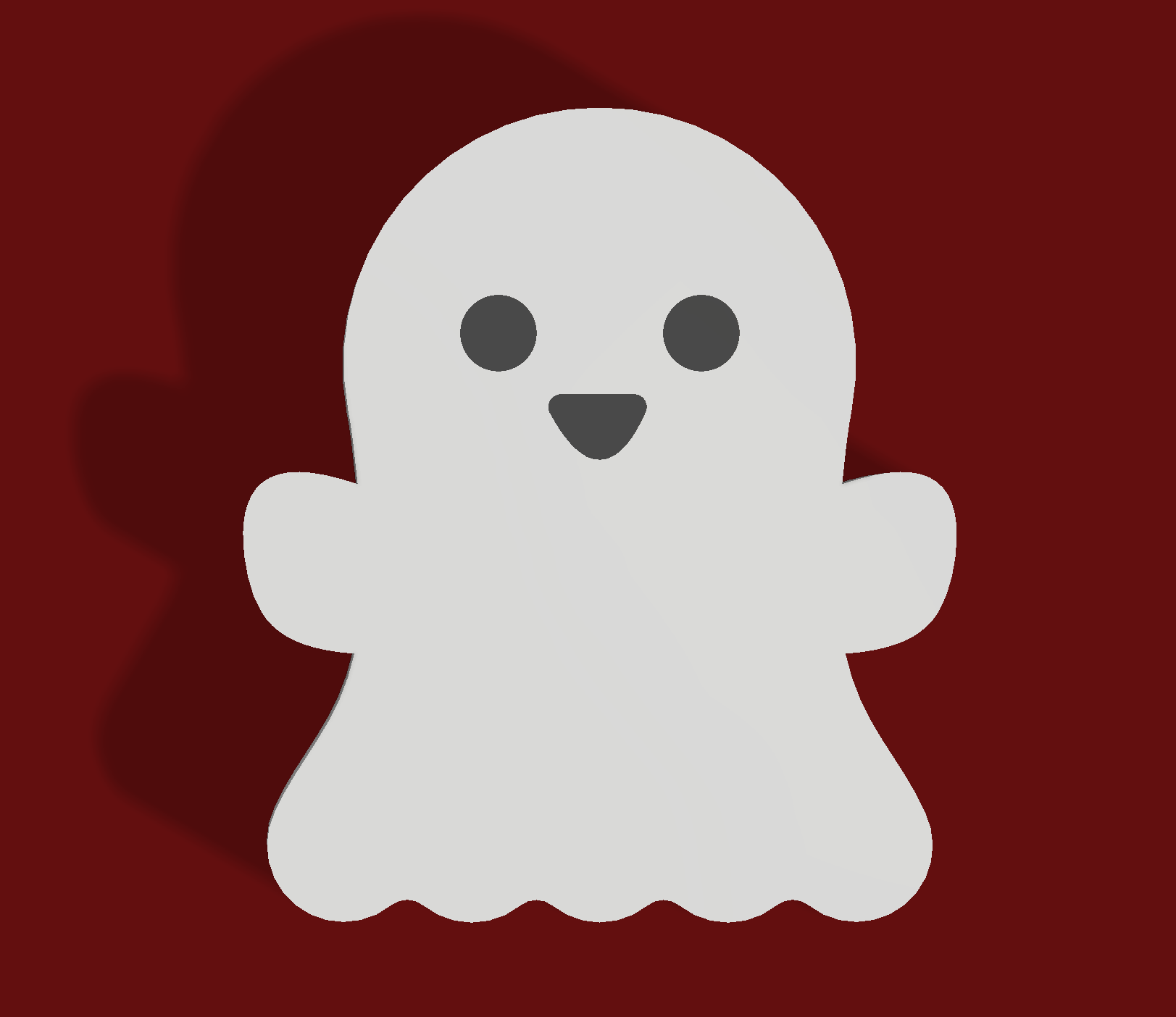 Miniatura 4 do modelo 3D Cute ghost earrings