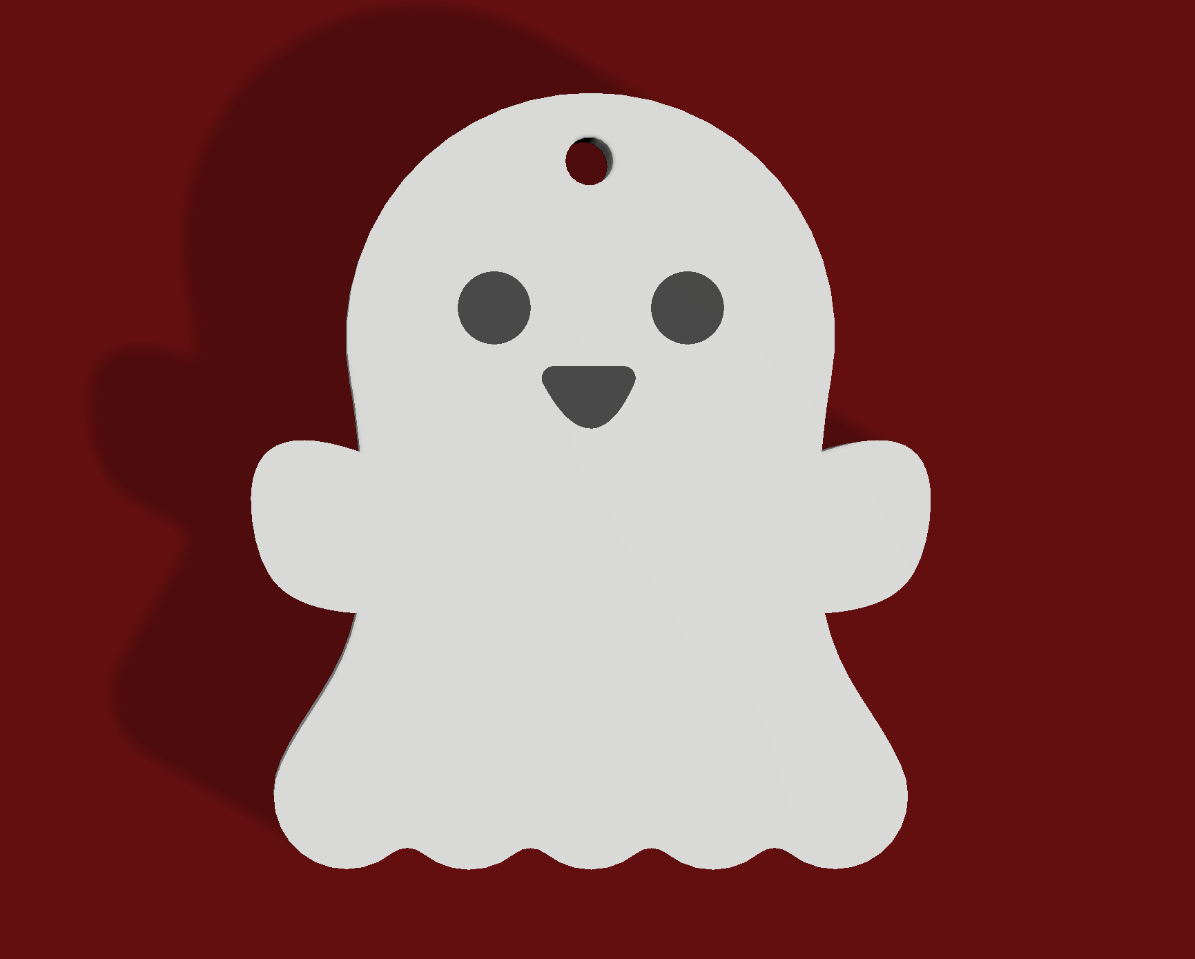 Miniatura 6 do modelo 3D Cute ghost earrings