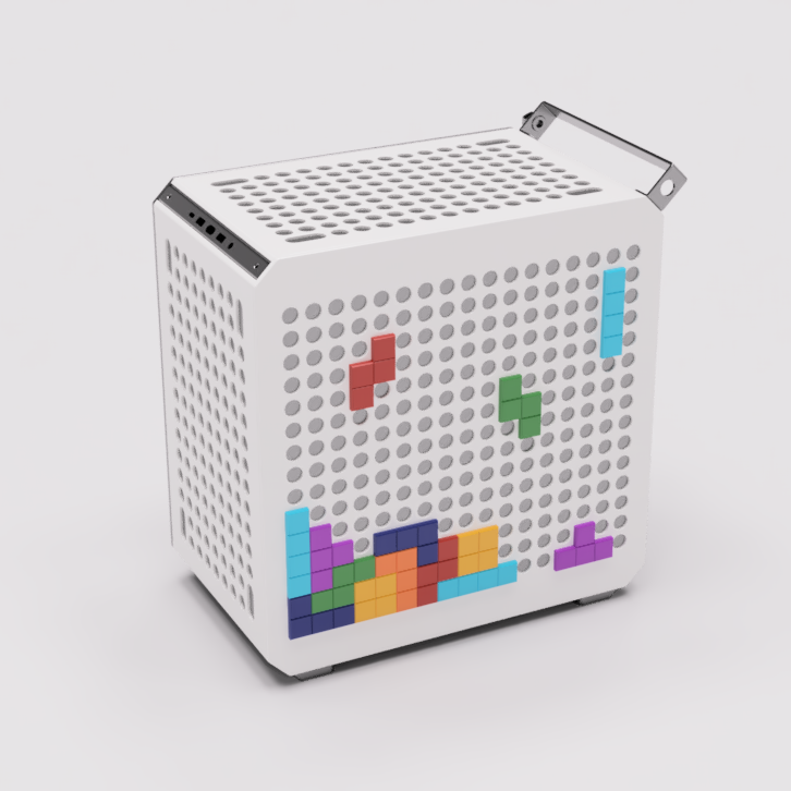 Tetris Pieces for Coolermaster QUBE 500