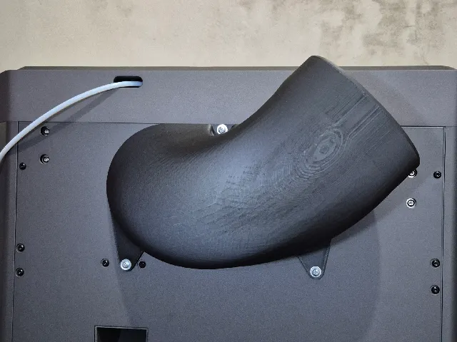 Elegoo Centauri Carbon 45 degree exhaust for 100mm duct