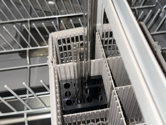 straw holder for dish washer / Strohhalmhalter für Besteckkasten im Geschirrspüler