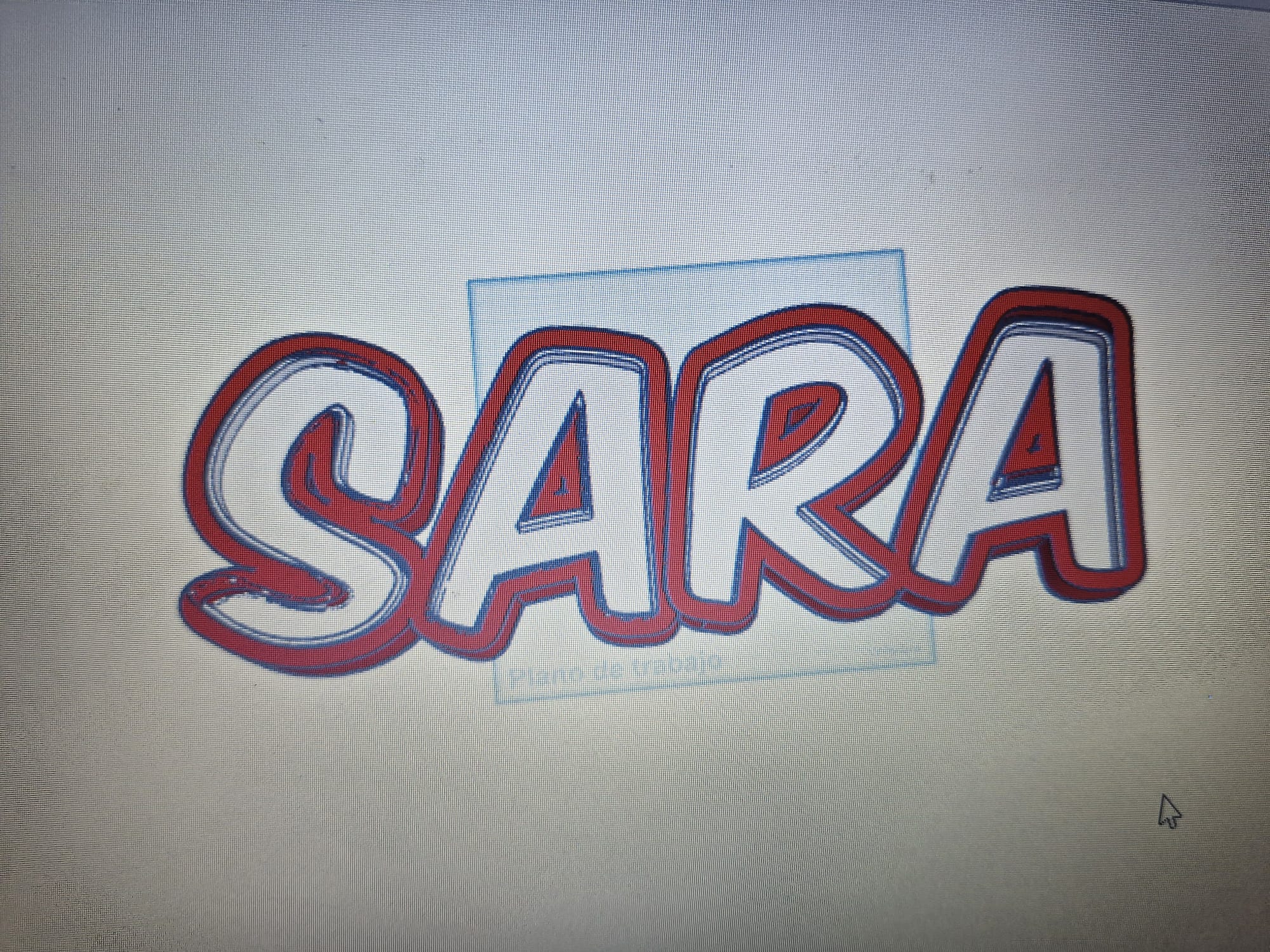 letrero led sara
