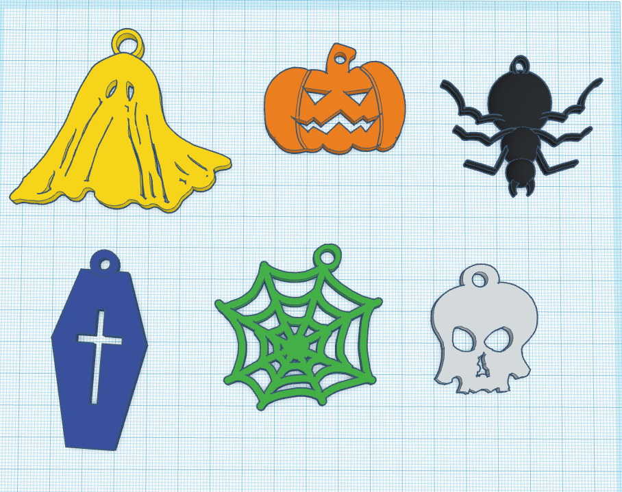 Halloween Keychains