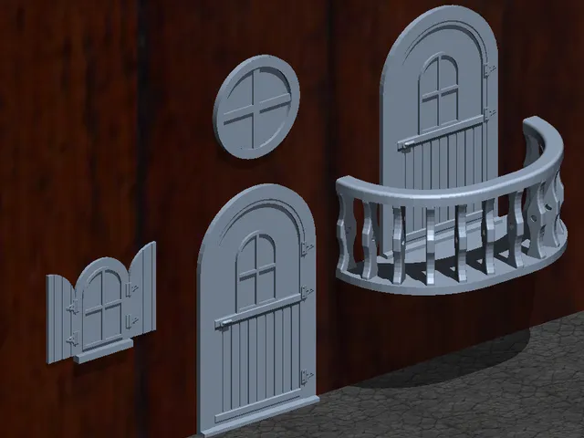 Fairytale house parts.