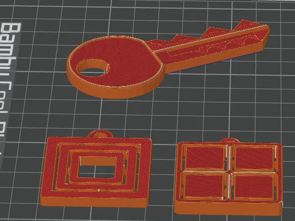key chains 3x