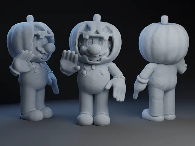 Mario Pumpkin Head Trend.