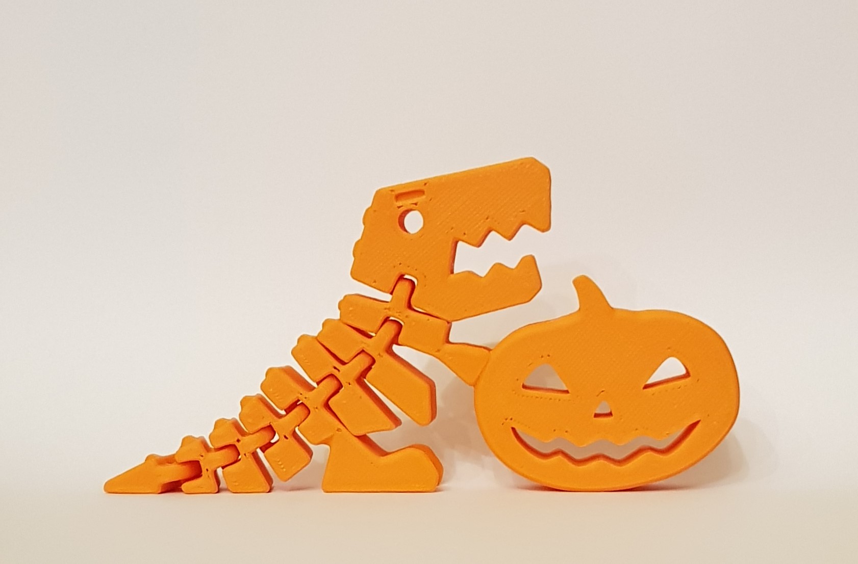 Flexi rex pumpkin by lele88 download free stl model printables