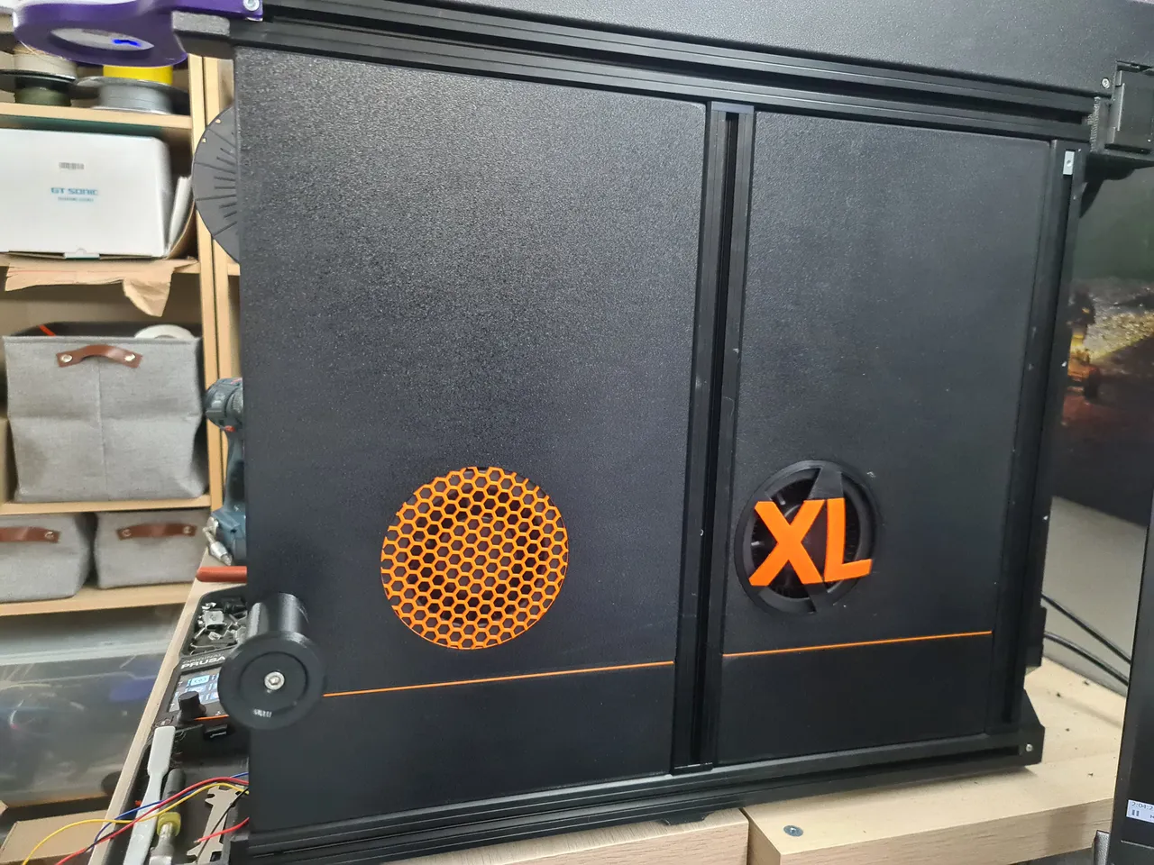 Prusa XL series: Double/quad Auxiliary part cooling panels by Surfalex2000 | Download free STL ...