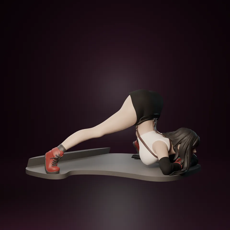 Jack-O pose Tifa Lockhart phone holder 2 versions by FunserviceStl |  Printables Store