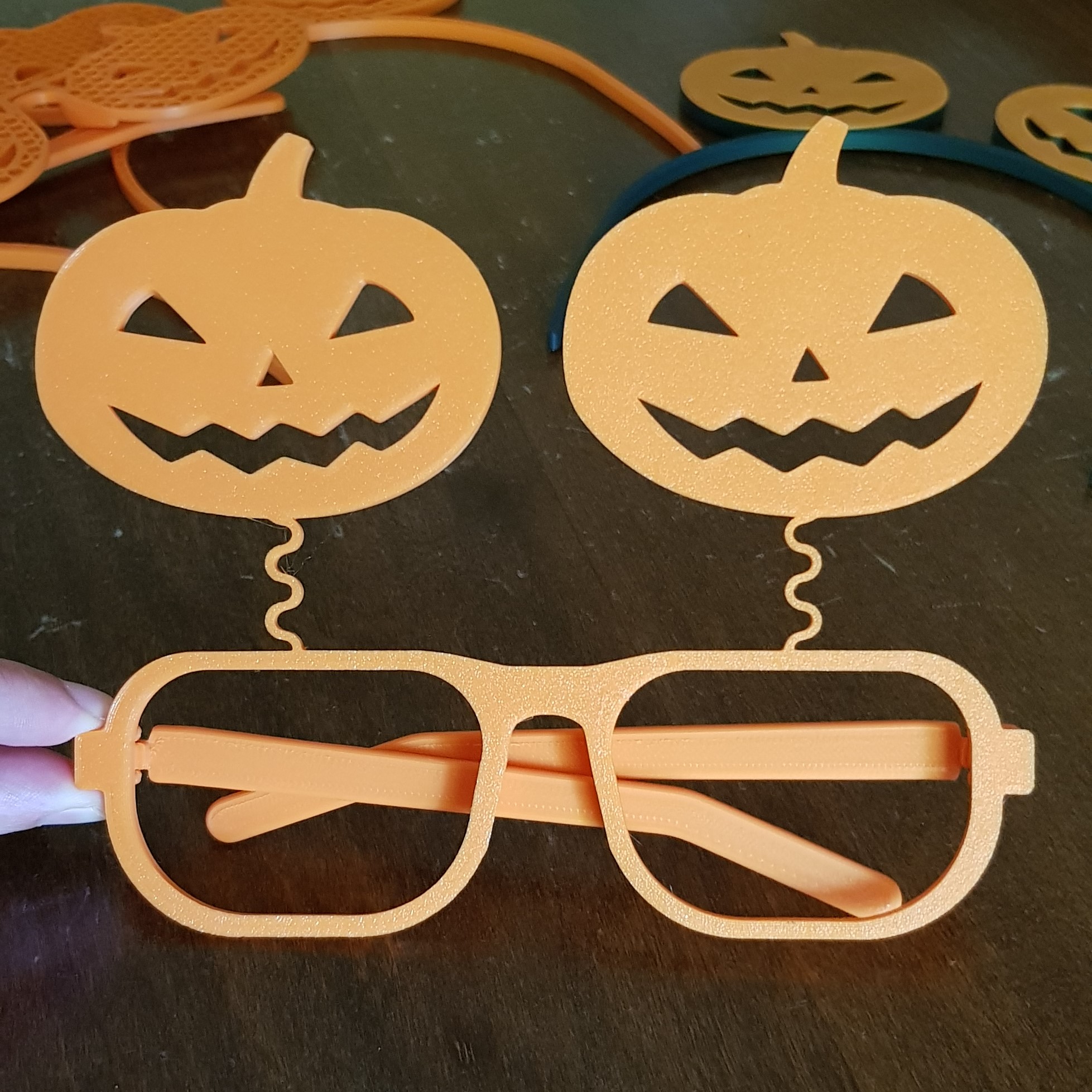 Pumpkins Bobbleheands Glasses - Halloween