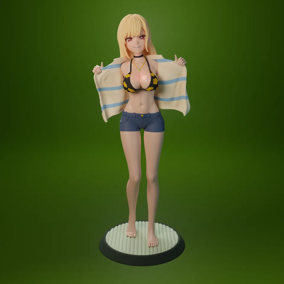 my dress up darling nsfw Kitagawa Marin from Dress-Up Darling. 2 versions by FunserviceStl Today is the release of