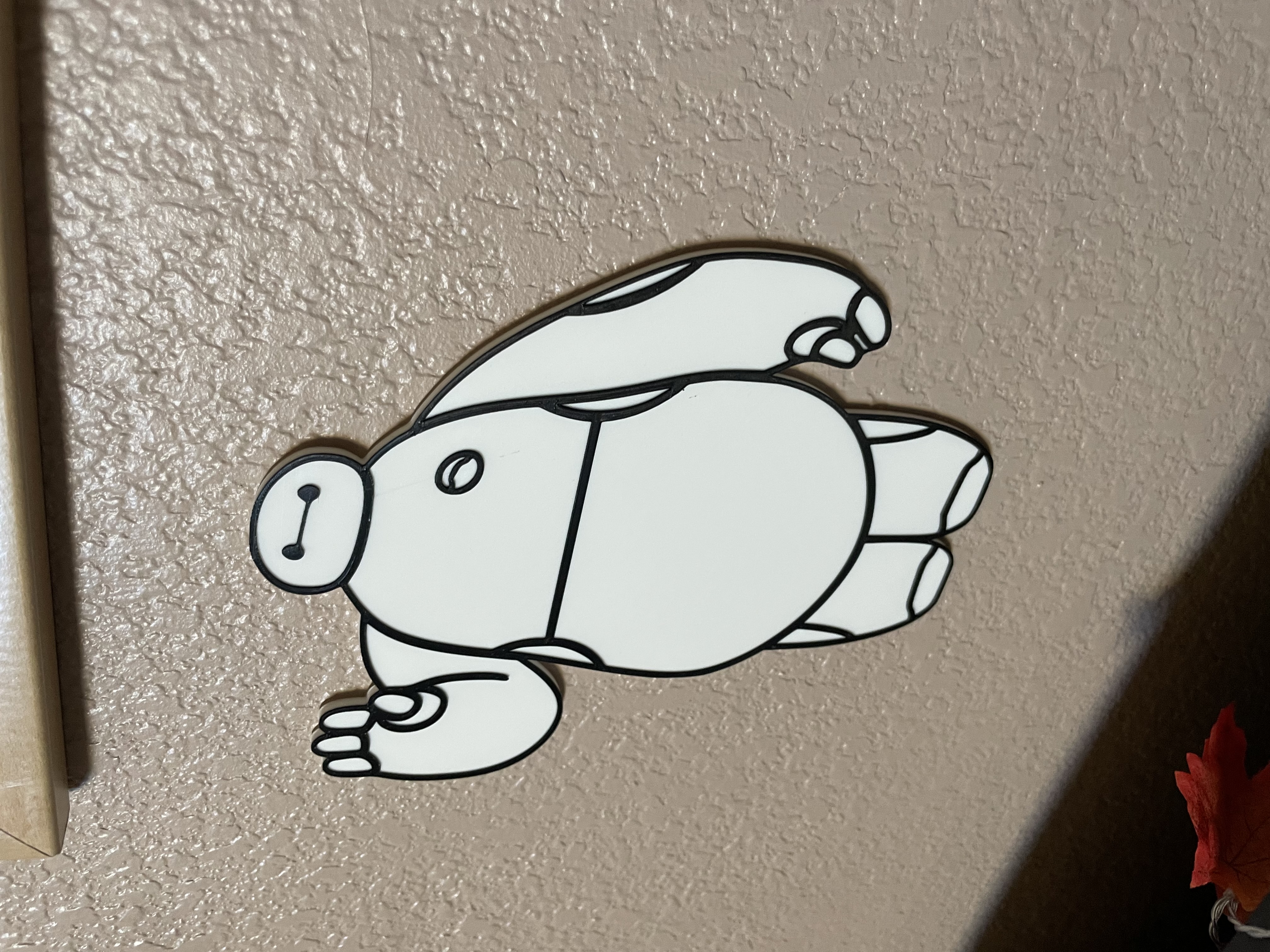Miniatura 2 do modelo 3D 2D Wall Plate Baymax