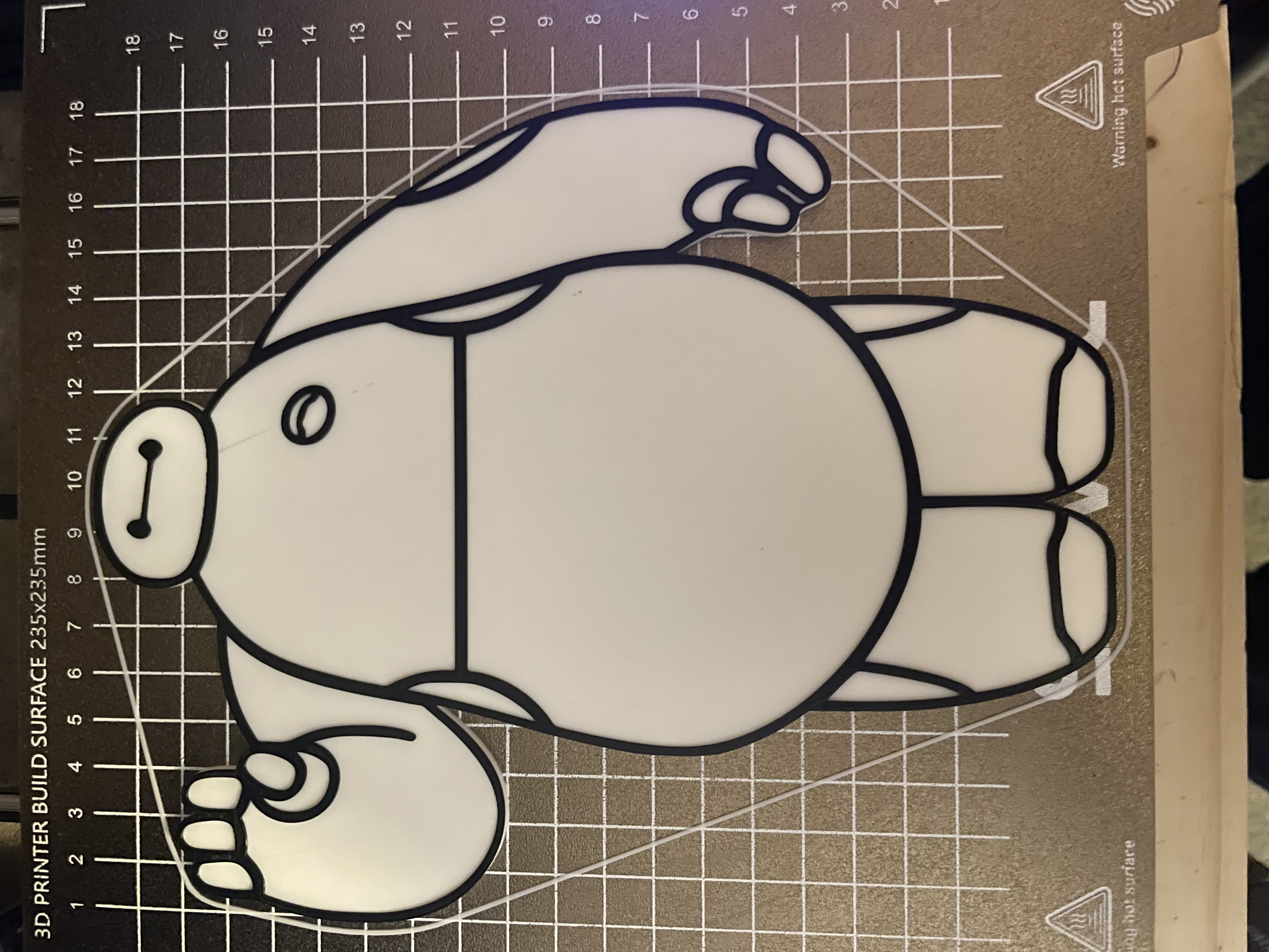 2D Wall Plate Baymax