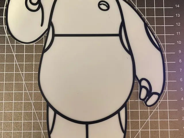 2D Wall Plate Baymax