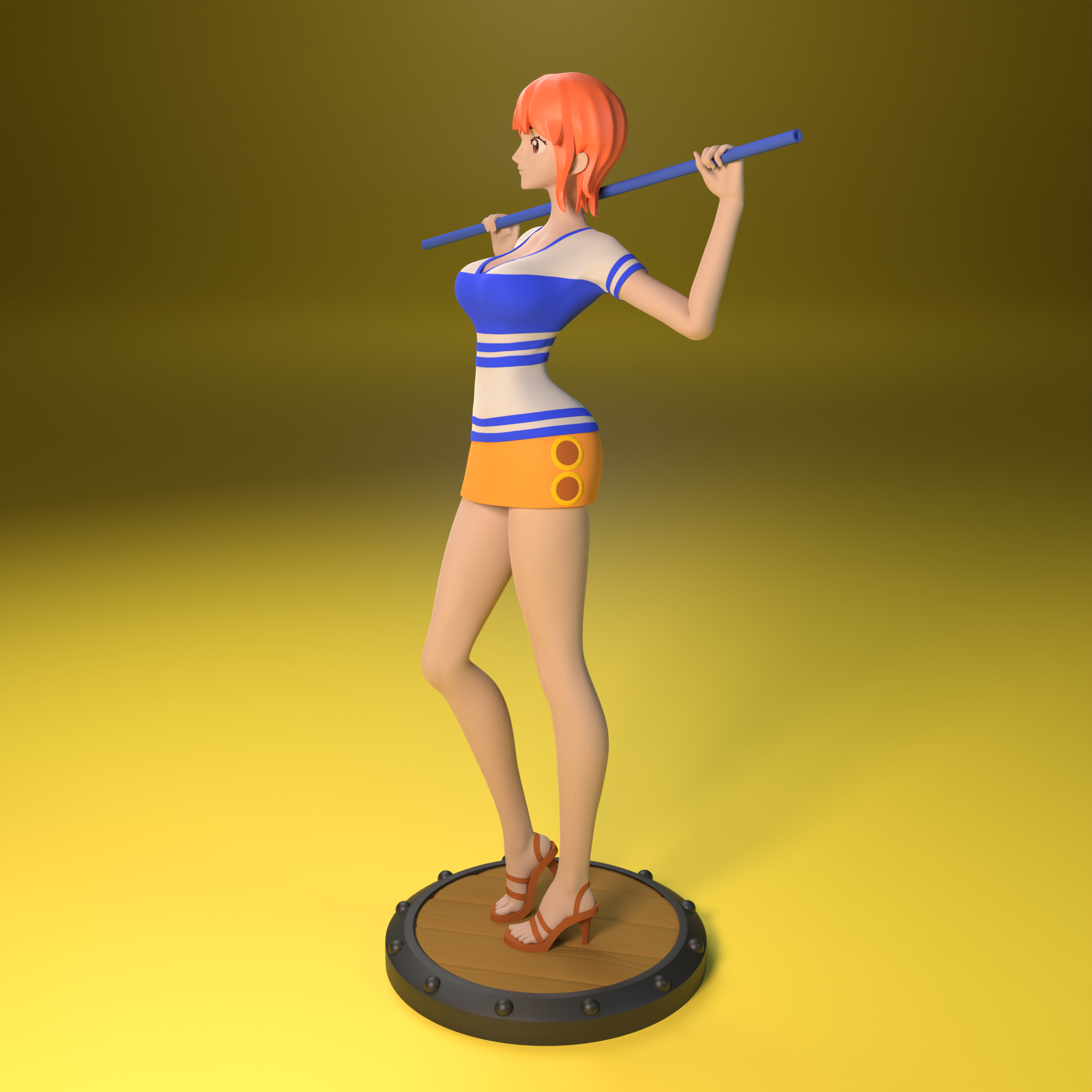 Nami from One Piece 2 versions by FunserviceStl | Printables Store