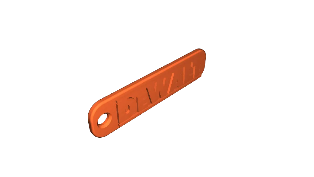 DEWALT Keychain by Mick Download free STL model Printables