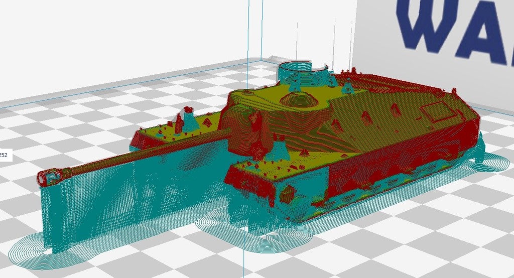 Miniatura 2 do modelo 3D T95 Tank