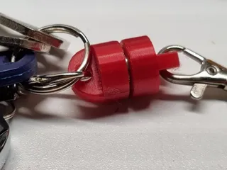 Mini Magnetic Twist Lock Quick Release Key Ring by milks, Download free  STL model