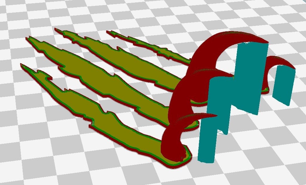 Miniatura 3 do modelo 3D Garras - Claw