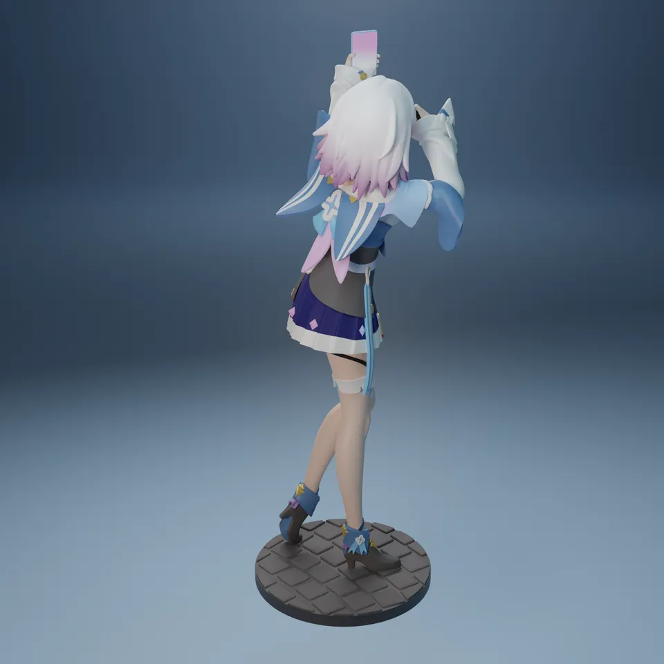 Himeko from Honkai Star Rail. by FunserviceStl, Download free STL model